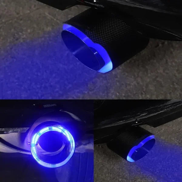 Fire-breathing illuminated Exhaust Pipe