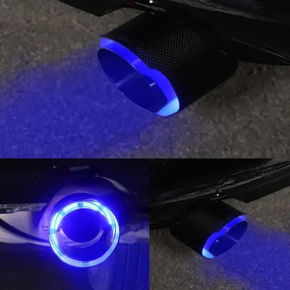 Fire-breathing illuminated Exhaust Pipe