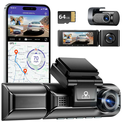 3 Channel 4K Dash Cam for Car