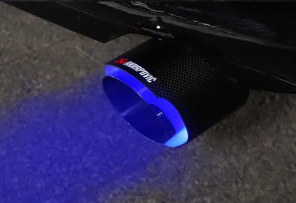 Fire-breathing illuminated Exhaust Pipe